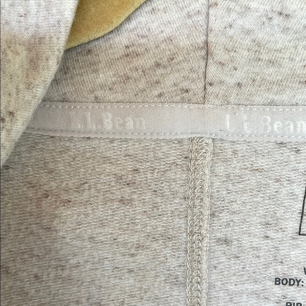 L. L. Bean Cozy Cowl Neck Pullover Sweatshirt w Pocket & Thumb holes XL Petite - Picture 9 of 15